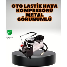 Resim Metal Gövde Lastik Şişirme Kompresörü Suv 4x4 Uyumlu 