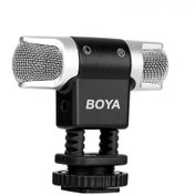 Resim Boya BY-MM3 Çift Kafa Mini Stereo Mikrofon 