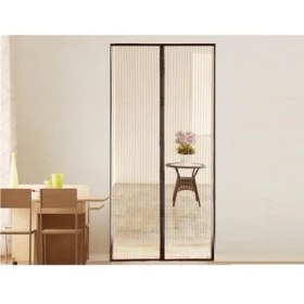 Resim Ozcmax Mıknatıslı Kapı Sinekliği Tülü-Krem ( 105 x 205 cm ) 