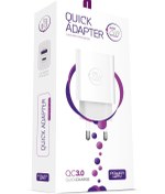 Resim Powerway PD QC 25 Watt Type-C ve USB-A Çift Girişli Hızlı Şarj Başlığı Adaptör 