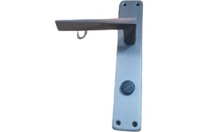 Resim ARMAX Armax Door Handles Pramit Arma Ayna Antrasit WC Kapı Kolu / 2 TAKIM 
