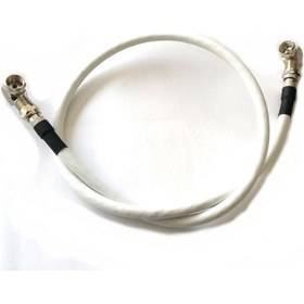 Resim Genel Markalar HERZ GERMANY HERZ Hazır Uydu Anten Kablosu 2 Metre L tipi 90 derece F Konnektörlü 