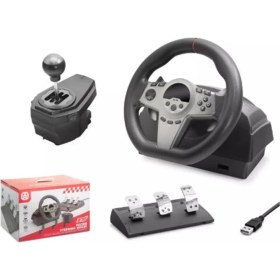 Resim Nodar ND757 Direksiyon Seti Siyah 270° Ps4-Ps3-Pc-Xbox One-N-Sw-Xbox Series-S P4 Slim P4 Pro Siyah 