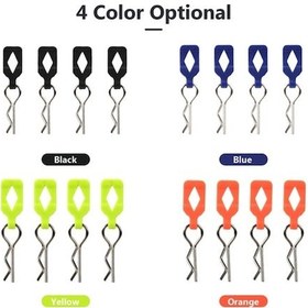 Resim Besthome1 1/10 Rc Araba Kasa Sabitleyici, Turuncu Çivili Tutamak, Plasti K Aksesuar 