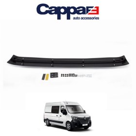 Resim Cappafe Renault Master Ön Cam Güneşliği Siperlik Akrilik Vizör Şapka Terek Piano Black 2019-> 