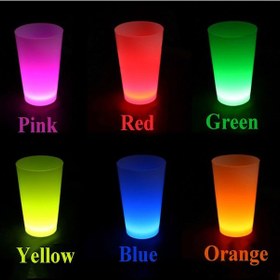 Resim Neon Parti Glow Bardak 1.5 Oz Karışık Renk 1 Adet Tekli - Crdt-874113 
