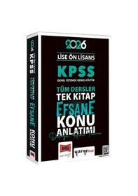 Resim Yargı Yayınları 2026 Kpss Lise Ön Lisans Efsane Konu Anlatımlı Tek Kitap 