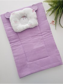 Resim özgürce Yumuşak ve Rahat Bebek Alt Açma Seti, Minderli, Müslin, Yenidoğan Beşik Uyumlu 