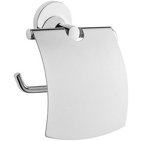 Resim VitrA Base 300 Kapaklı Tuvalet Kağıtlığı Krom A44112 