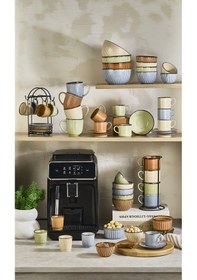 Resim Kadıkızı 9 Parça Calma Clasıco 4 Kişilik Metal Askılıklı Porselen Kahve Fincan Takımı Çok Renkli 