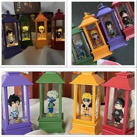Resim Büro Ev Ofis Hediyesi İçin Anime Naruto Figürlü Işıklı Kar Küresi 
