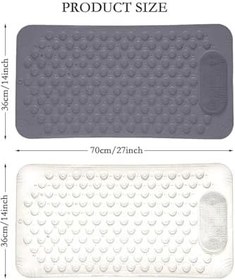 Resim Sea Home Duş ve Banyo Kaydırmaz Paspası, Vantuzlu, Dikdörtgen, 36 x 69,5 cm 