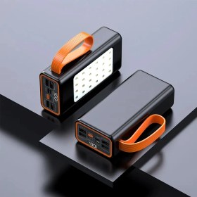 Resim Enshall 30.000 Mah LED Aydınlatmalı Taşıma Askı Hızlı Şarj 22,5W Powerbank 4xusb Micro,lıghtnıng,typc Giriş 