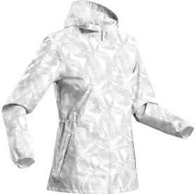 Resim Decathlon Quechua Kadın Outdoor Yağmurluk - Beyaz - Raincut 