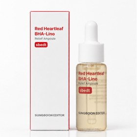 Resim Sungboon Red Heartleaf BHA-Lino Ampul - Dengeleyici Ampul 10ml 