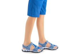 Resim Kiko Kids Erkek Çocuk Sandalet Arz 2399 Kot Mavi 