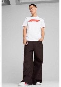 Resim Puma F1 Ess Logo Erkek Tişört 63326402 Beyaz 