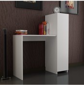 Resim MDFHOME Raven Çalışma Masası Beyaz Beyaz X611 