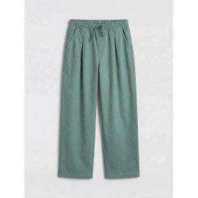 Resim LC Waikiki Lcw Kids Yeşil Pileli Gabardin Erkek Çocuk Pantolon 