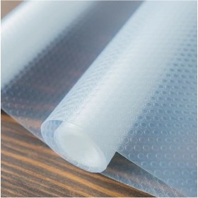 Resim Şeffaf Kaydırmaz Raf ve Çekmece Örtüsü, 45 Cm, 6 M, Eva Kaymaz, Turkuaz 