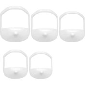 Resim Ipoearthu Adet Sakal Şekillendirme Şablonu Fransız Sakalı Veya Keçi Sakalı Tıraş Şablonu Bıyık Şekillendirme Aracı Beyaz (Yurt Dışından) 