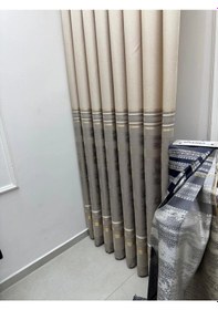 Resim Nivemeshome Urla V-5202 Vizon 1/3 Sık Pileli Fon Perde Apm Çok Renkli 