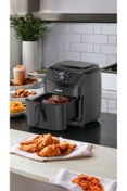 Resim Robwell As41 Buharlı Airfryer Fritöz Kızartma & Izgara & Buharlı Pişirme Robx