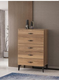 Resim Hazar 5 Çekmeceli Şifonyer 70x43x110cm 