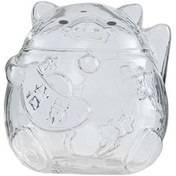 Resim Lijinxu Parti Için Para Kutusu Cam Tasarruf Temizle Şanslı Kedi 