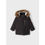 Resim Name It Düz Siyah Bebek Yelek Nmfmace Parka Jacket Pb South 