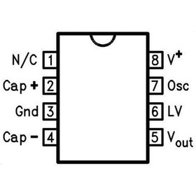 Resim Lmc7660Imx/Nopb Soıc-8 Smd Dc - Dc Çevirici Entegresi 