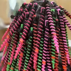 Resim 22 adet/26 adet Spiral Saç Perma Çubukları DIY Saç Bakımı Stilizasyonu Kıvırcık Perma Çubukları Saç Rulosu 
