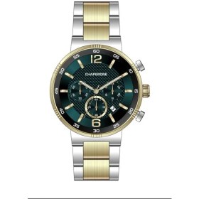 Resim Chaperone Gümüş Gold Çelik Kordon Erkek Kol Saati LC001985 
