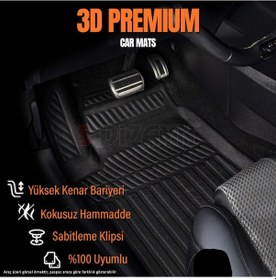 Resim Amarok Araca Özel 3d Paspas 2023 2024 2025 2026 