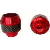 Resim Gaojunshop01 Red 2pcs Çarpışma Darbeye Dayanıklı Şok Emici Karbon Fork Kupaları 
