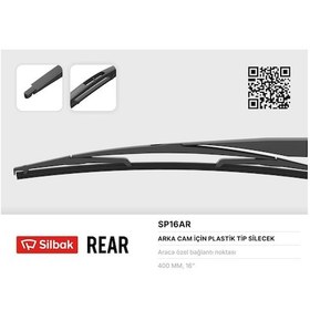 Resim Cosmotex Silecek Süpürgesi 400mm Plastık Tıp Arka Sandero-mıcra-astra G-combo-corsa C-p306-clıo 98 K 