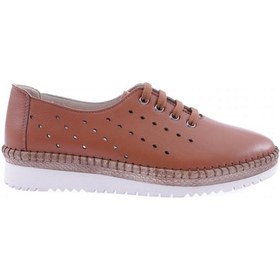 Resim Dgn P57-23y Kadin Bağcikli Casual Ayakkabi P57-1512-R1755 Taba 