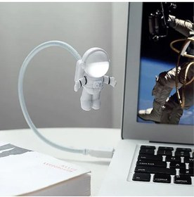 Resim hediyesahibi Astronot Lamba Led Usb Gece Lambası Klavye Işığı Kitap Okuma Işığı 