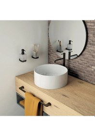 Resim Stelvio Havluluk, Uzun, 45cm - Mat Siyah Mat Siyah 