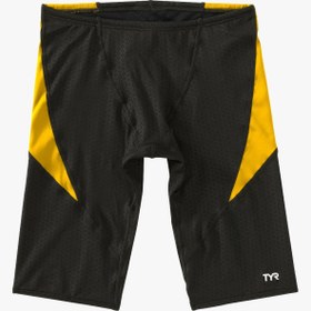 Resim Durafast Elite® Boy's Jammer Swimsuit | Hexa 008 Black/Gold - 22 