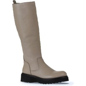 Resim Bueno Shoes Gri Flotter Deri Kadın Düz Çizme 01WT0804 01WT0804 