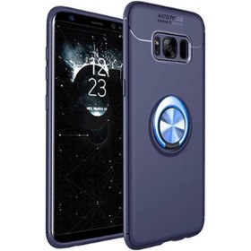 Resim Samsung Galaxy S8 Plus Kılıf Yüzüklü Magnetli Ravel Case 