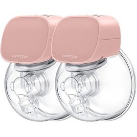 Resim Momcozy Giyilebilir Göğüs Pompası, Çiftli Göğüs Pompaları, Taşınabilir 2 Adet 2 Modlu Ve 5 Seviyeli Elektrikli Göğüs Pompaları - 24 MM 