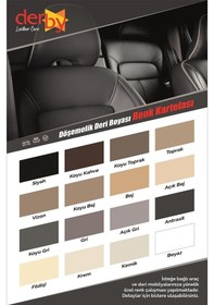Resim Derby Koyu Gri Deri Döşeme Ve Direksiyon Boyama Ve Yenileme Seti 