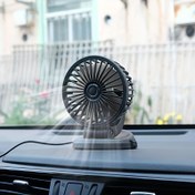 Resim Esnek Kazan Bileği ile 360° Dönebilen USB Fan - Arabalar, Kamyonlar, SUV'lar ve RV'ler için Taşınabilir Elektronik Soğutma Fanı - Bilgisayarlar ve Araçlar için Temel Yaz Aleti, Ca için Taşınabilir Fan 