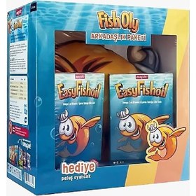 Resim Easyfishoil Beta Glukan Karışık Meyve Aromalı 30 Jel Tablet 2'li + Peluş Oyuncak Hediyeli 