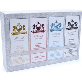 Resim Lion Francesco Afrozy Aphrodisiaque + Arabic + Deep Blue + Red Line Kadın Parfüm Extrait De Parfum 25 ML 