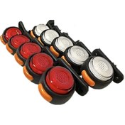 Resim reyoto 6 Adet Neon Ledli Takoz Lamba 12-24 Volt Kırmızı-beyaz 