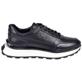 Resim Voyager 6628 Mr Erkek Siyah Nata Deri Günlük Spor Ayakkabı Siyah 