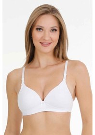 Resim Parlingerie Kaplı Emzirme Sütyeni Beyaz 3'lü 